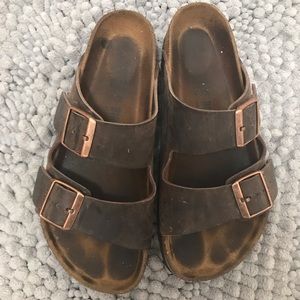 Birkenstock Arizona Brown oiled leather